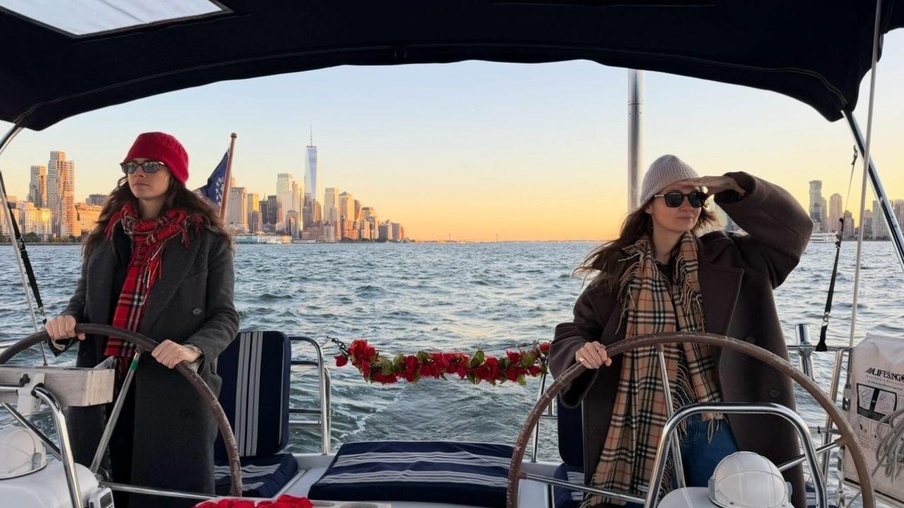 Image of Cara Delevingne and Minke first met at boarding school.