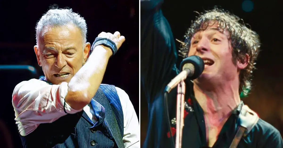 Photo of Bruce Springsteen and Jeremy Allen White