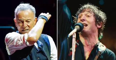 Photo of Bruce Springsteen and Jeremy Allen White