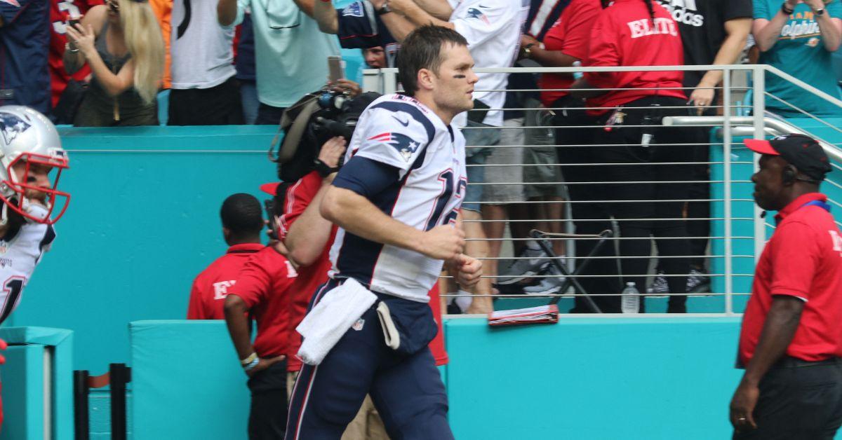 Image of Tom Brady previously played on the New England Patriots.