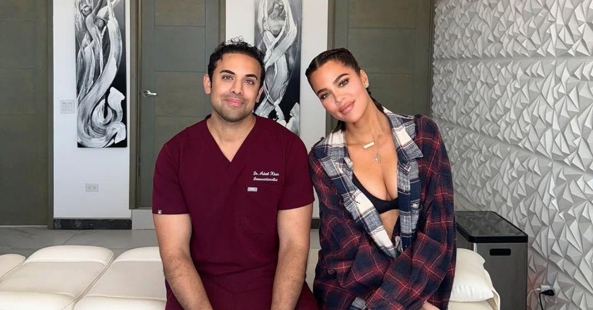 image of Khloé Kardashian promoted stem cell therapy on Instagram.