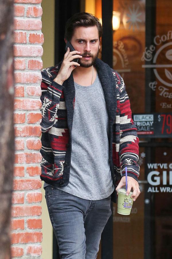 scott disick secret cell phone tinder