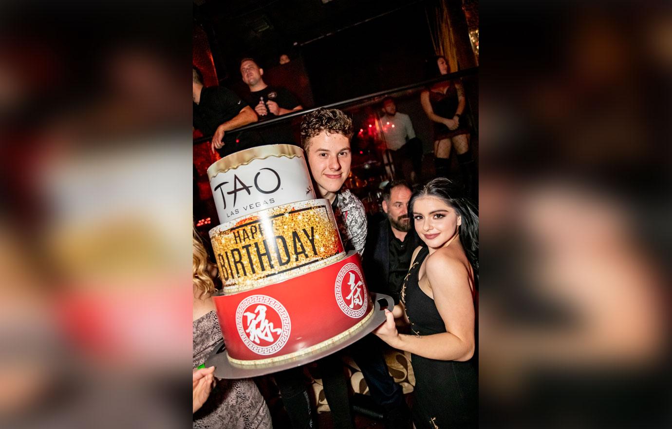 //Nolan Gould and Arial Winter Celebrate Goulds st at TAO LV