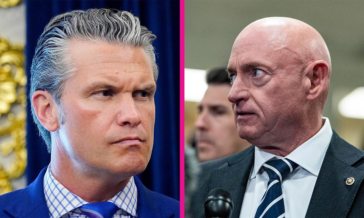Senator Mark Kelly ,Pete Hegseth