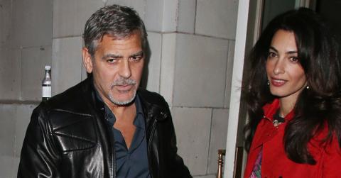 George Clooney and Amal Alamuddin at The Electric Cinema