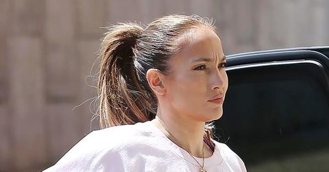 jennifer lopez hits dance studio after ben affleck