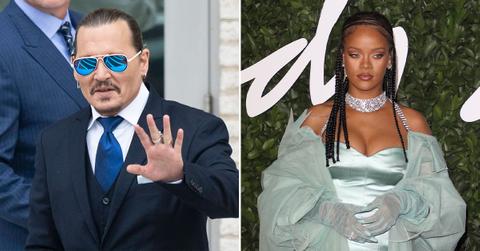 johnny depp rihanna savage x fenty fashion show pp