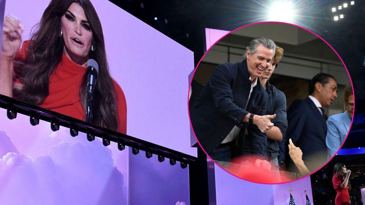 Image of Kimberly Guilfoyle and Gavin Newsom