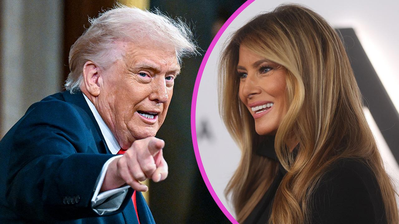 Composite photo of Donald Trump and Melania Trump.
