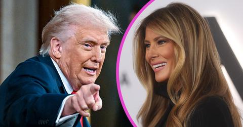 Composite photo of Donald Trump and Melania Trump.