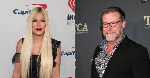 tori spellings husband dean mcdermott makes family holiday card this year pp