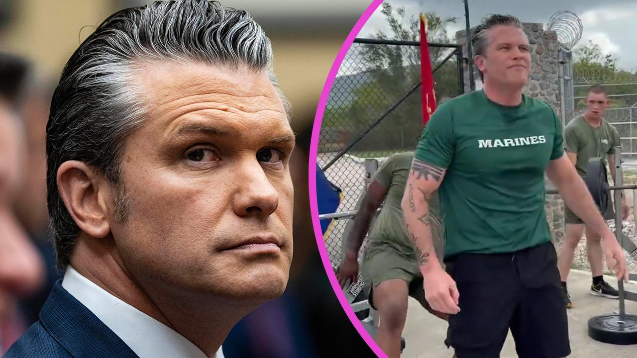 Composite photo of Pete Hegseth.