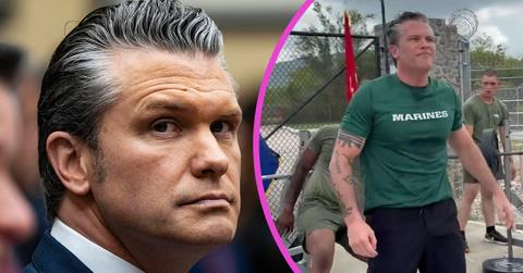 Composite photo of Pete Hegseth.