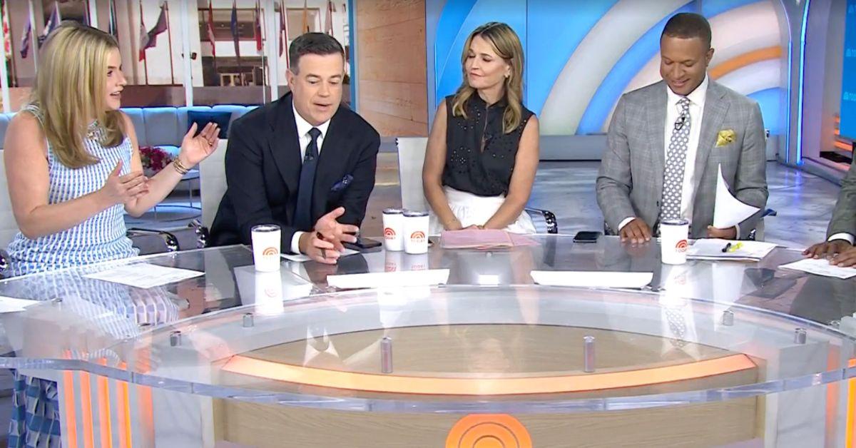 is jenna bush hager pregnant see savannah guthrie accidental tease