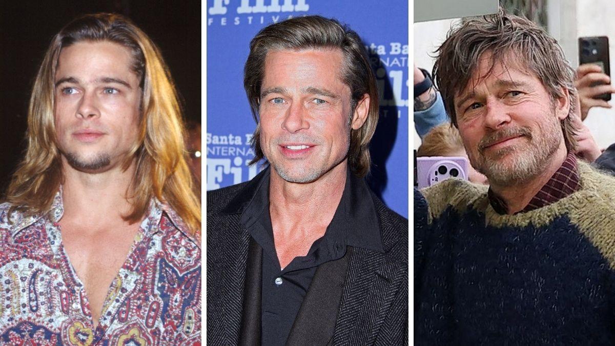 brad pitt transformation before and after photos