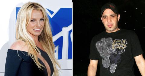 Split photo of Britney Spears and Sam Lutfi