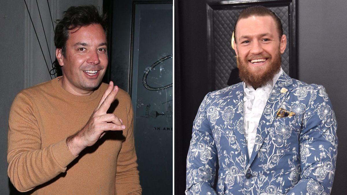 Photo of Jimmy Fallon and Conor McGregor