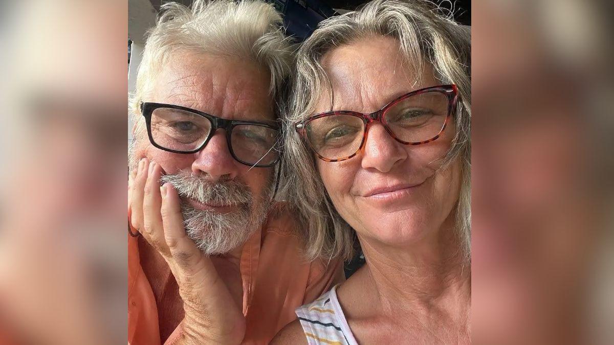 image of Brian Hooker said he's 'heartbroken' over his wife's disappearance.