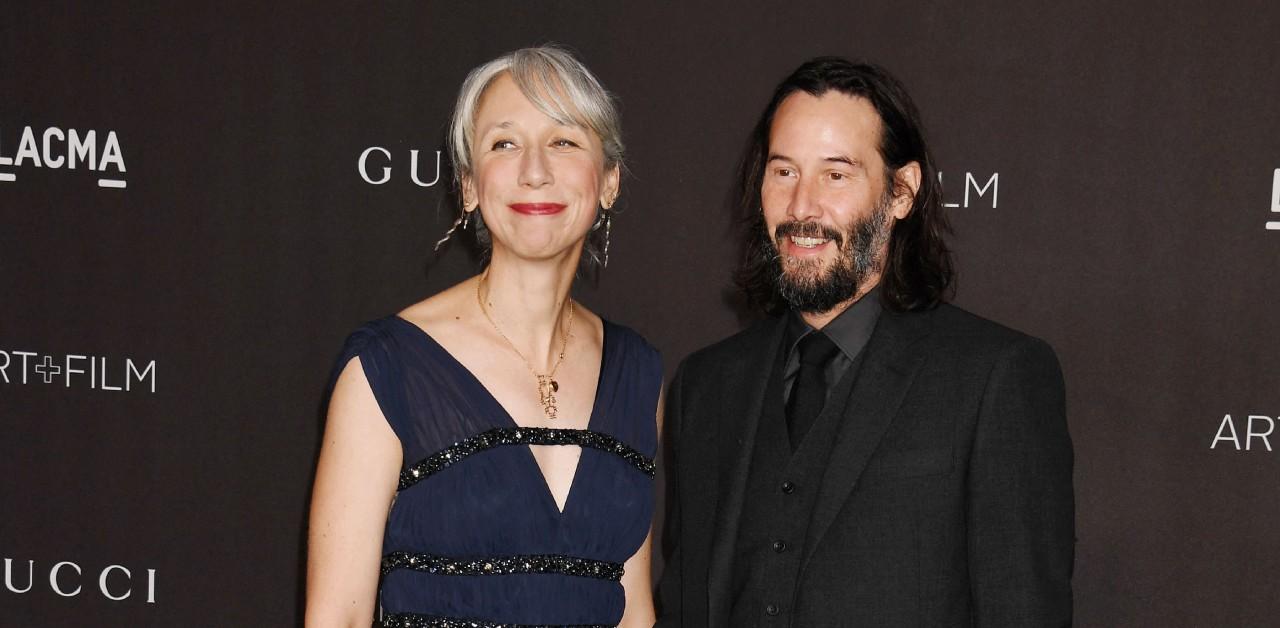 keanu reeves girlfriend alexandra grant pda red carpet