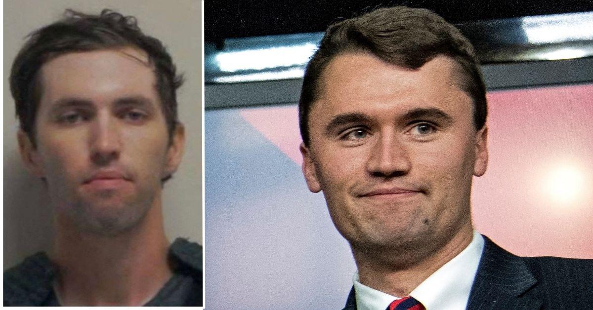 split image of Tyler Robinson and Charlie Kirk