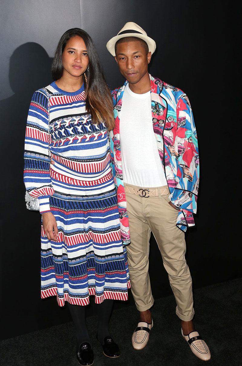 Pharrell williams triplets wife three kids son family 04