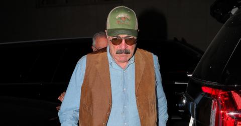 tom selleck looks unrecognizable gray bushy beard hair