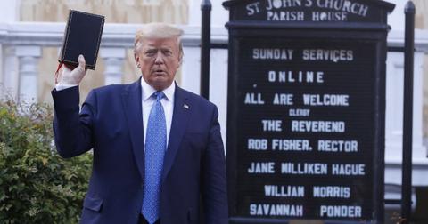 donald trump portrays himself as a messiah in bizarre truth social post