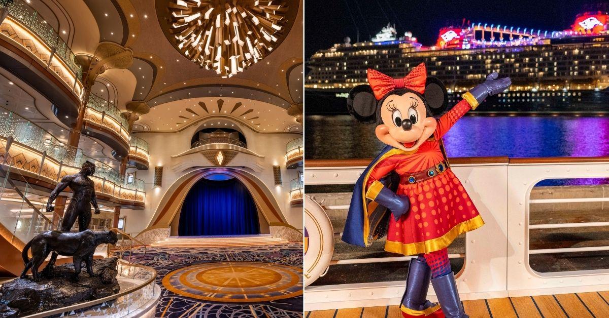 photo of Minnie Mouse and cruise. 