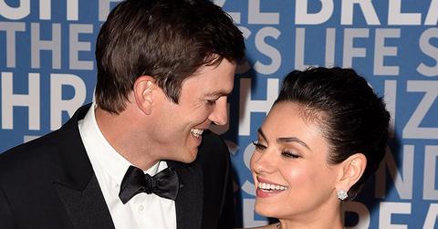 Mila kunis ashton kutcher red carpet main