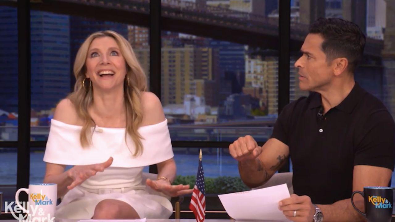 Image of Mark Consuelos sometimes 'can't believe' what he shares on 'Live.'