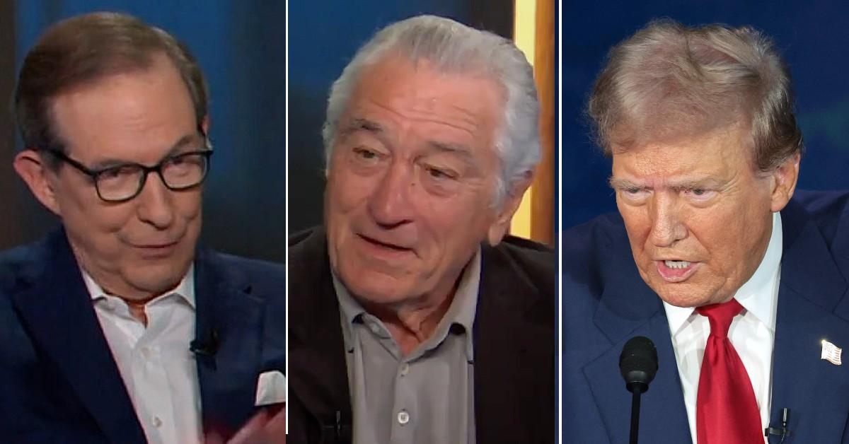 shame on you robert de niro berates chris wallace for asking if donald trump would not give up power if he wins again pp