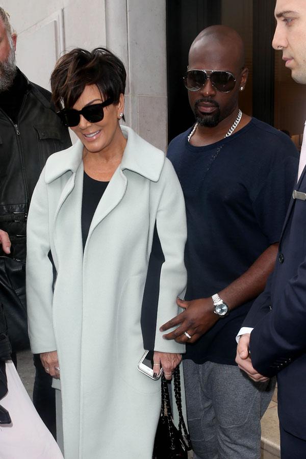 Married In Paris?! Corey Gamble Flashes Wedding Ring With Kris Jenner ...