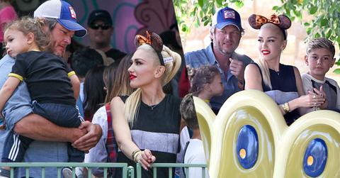 Gwen stefani blake shelton wedding rumors disneyland son kingston ok long