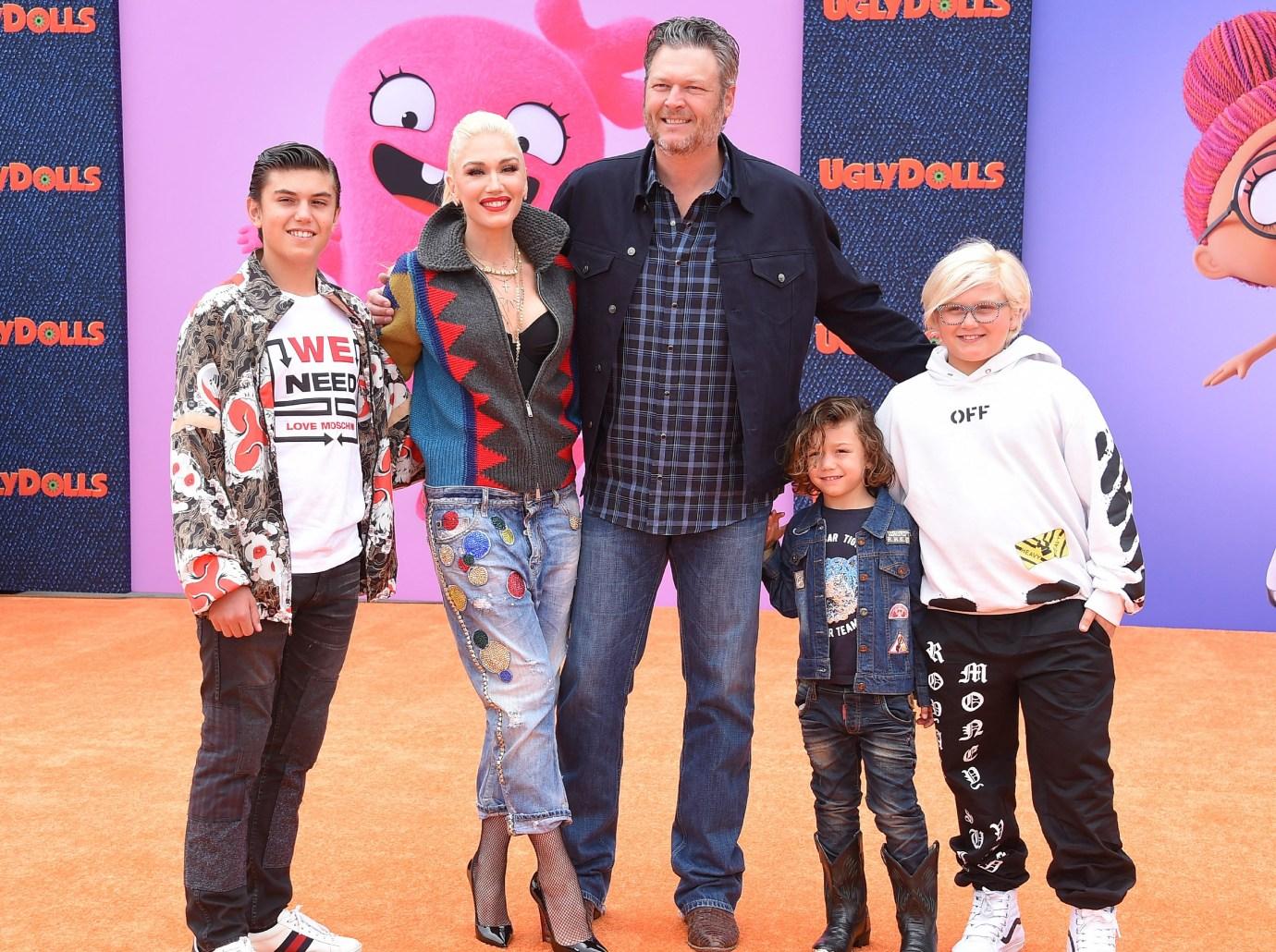 blake shelton gushes over gwen stefanis son apollo dressing like him