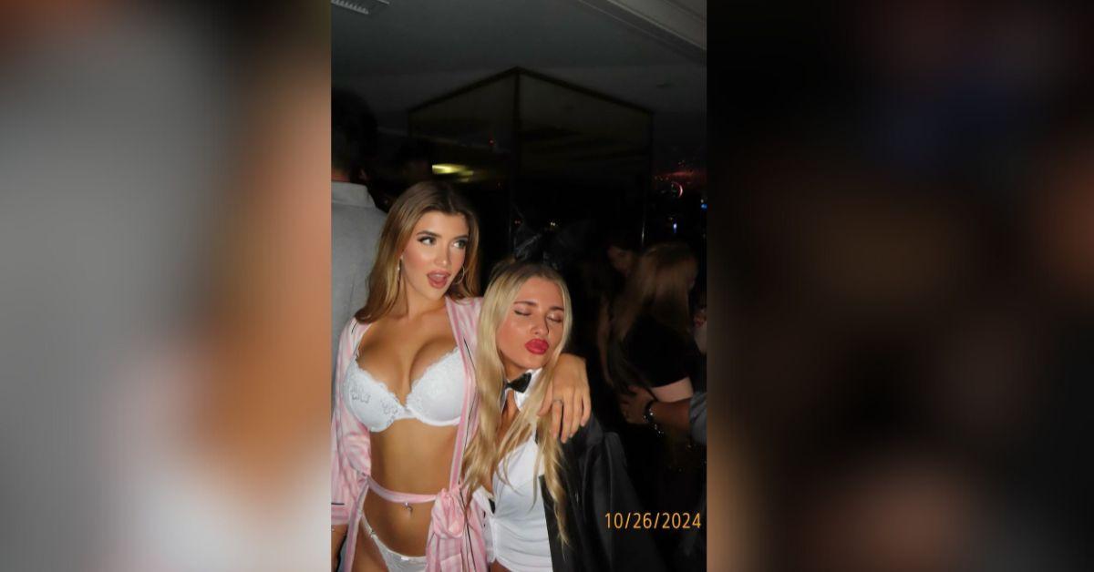 sami sheen shows off halloween costume