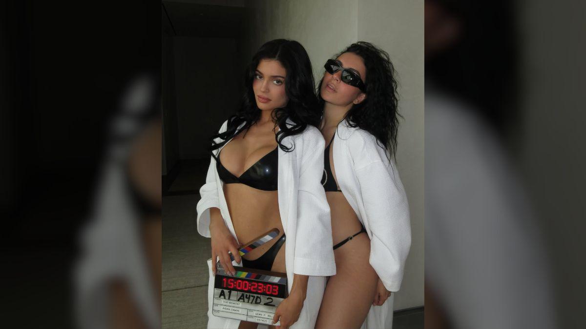 Image of Kylie Jenner also appears in 'The Moment.'