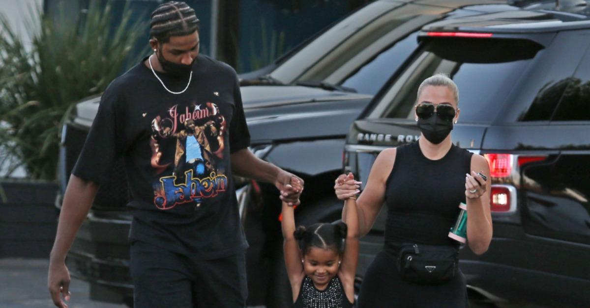 tristan thompson plans daddy day play dates daughter true son prince ongoing split from khloe kardashian