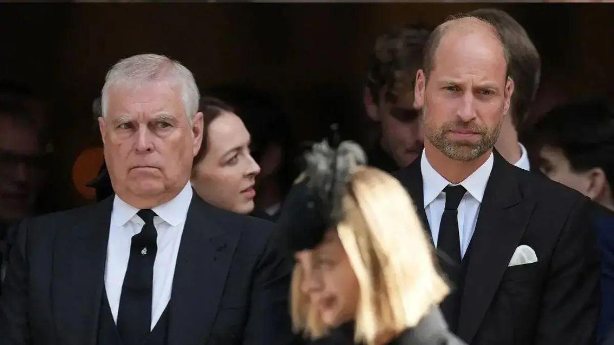 image of prince Andrew and Prince William
