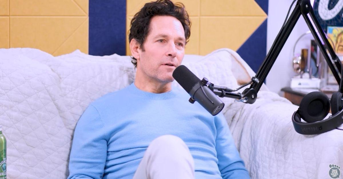 image of Paul Rudd joked about his 'huge' manhood on a podcast.