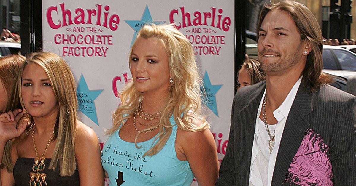 image of Britney Spears and Kevin Federline share two kids.
