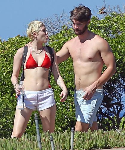 Miley Cyrus And Patrick Schwarzenegger Look Picture Perfect On Romantic