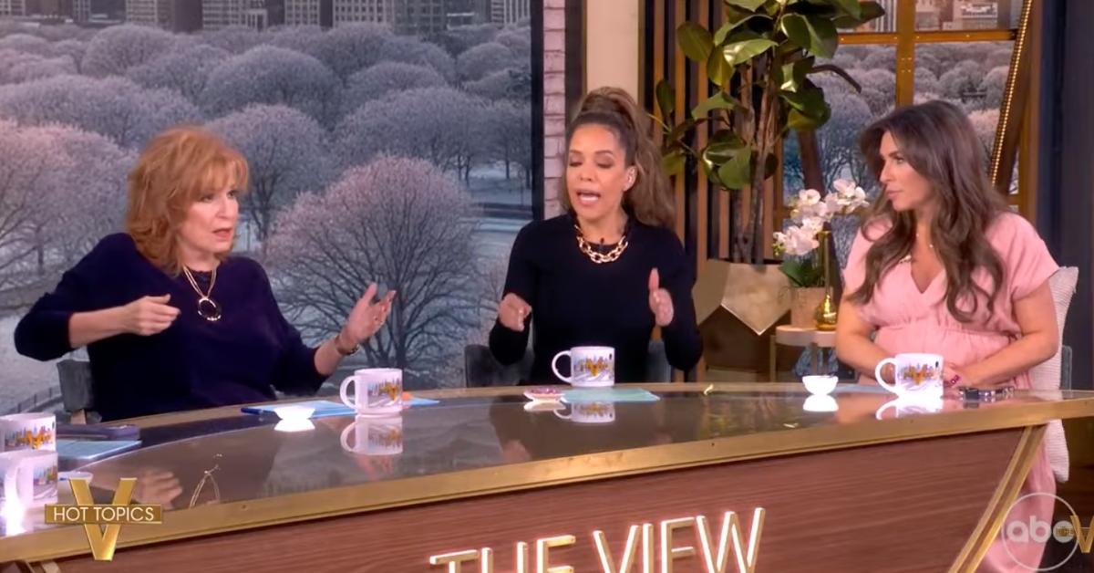 Photo of Alyssa Farah Griffin and Sunny Hostin argued during the discussion.