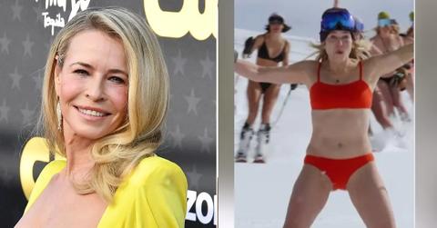 Two photos of Chelsea Handler