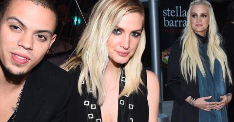 Pregnant ashlee simpson still partying
