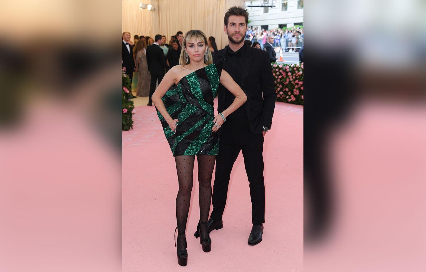 Miley Cyrus And Liam Hemsworth At Met Gala Unfollow Instagram