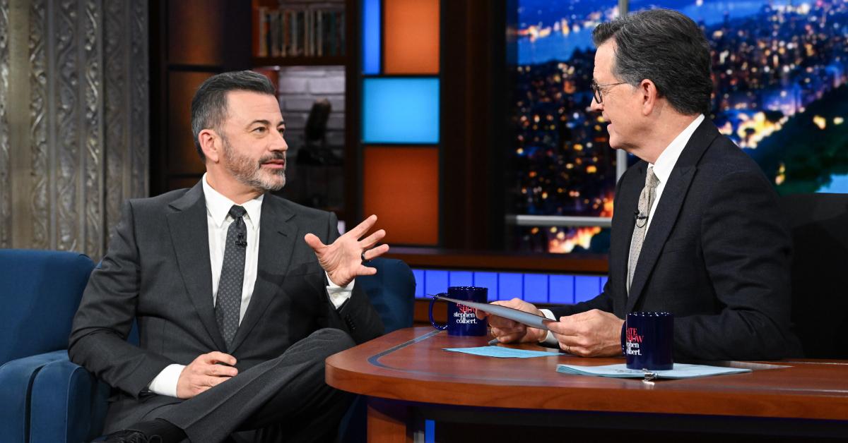 Image of Jimmy Kimmel's show was pulled from TV just moments before they started recording.