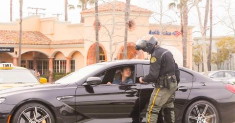 Orlando bloom speeding pulled over