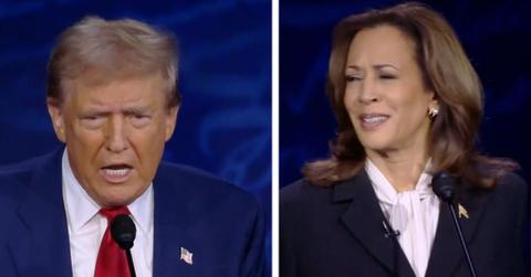 donald trump blames kamala harris shot head