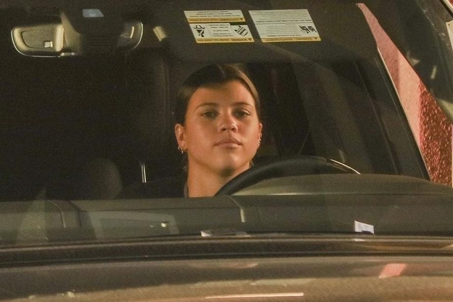 *EXCLUSIVE* Scott Disick and Sofia Richie get McDonalds Drive Thru for Christmas Eve Dinner