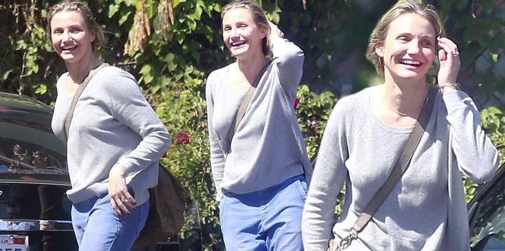 cameron diaz baby bump